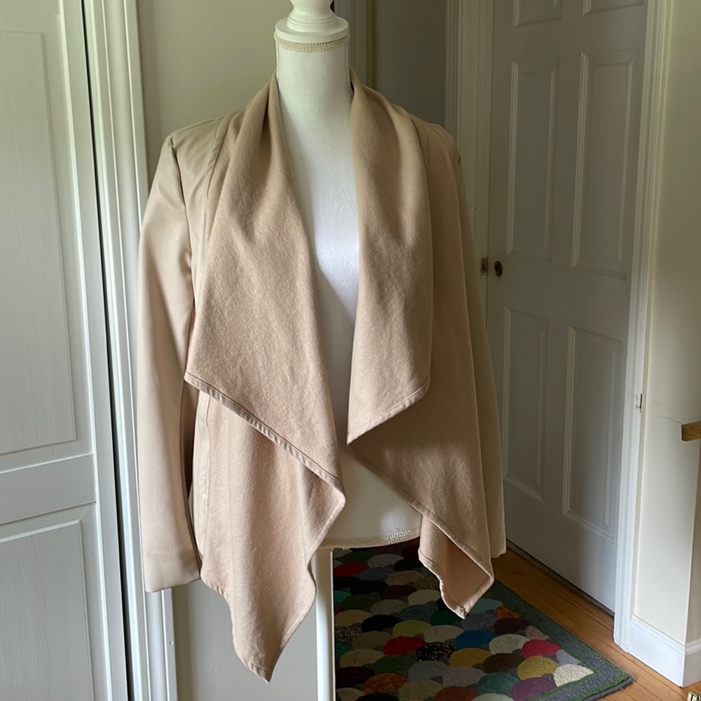 BARDOT Wool Blend Drape Collar Jacket, S/6